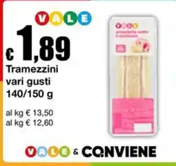 Sì con te Market Tramezzini vari gusti offerta