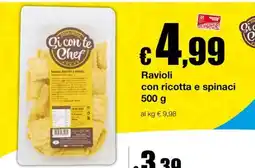 Sì con te Market Gi con te Chef Ravioli con ricotta e spinaci offerta