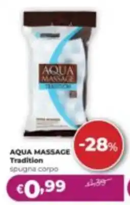 La Saponeria Aqua Massage Tradition spugna corpo offerta