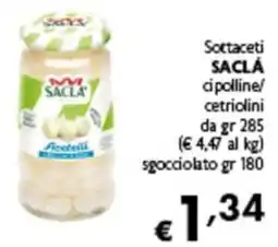Spak Supermercati Sottaceti ci polline/ cetriolini offerta