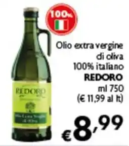 Spak Supermercati Olio extra vergine di oliva REDORO offerta
