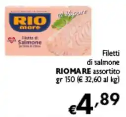 Spak Supermercati Fletti di salmone RIOMARE assortito offerta