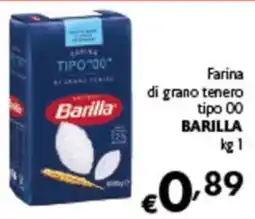 Spak Supermercati Farina di grano tenero tipo 00 Barilla offerta