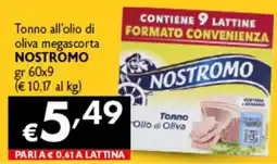 Spak Supermercati Tonno all'olio di oliva Nostromo offerta
