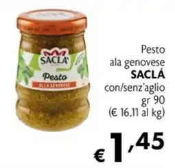 Maxi Supermercati Pesto alla genovese SACLÁ offerta