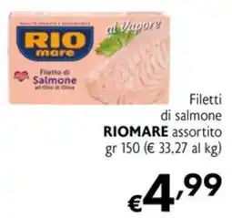 Maxi Supermercati Filetti di salmone RIOMARE assortito offerta