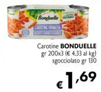 Maxi Supermercati Carotine Bonduelle offerta