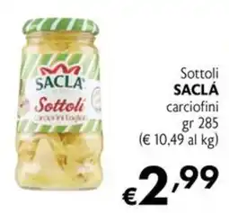 Maxi Supermercati Sottoli carciofini offerta