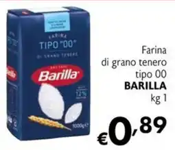 Maxi Supermercati Farina di grano tenero tipo 00 Barilla offerta