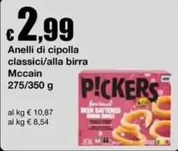 Sì con te Market Anelli di cipolla classici alla birra McCain offerta
