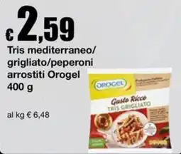 Sì con te Market Tris mediterraneo grigliato peperoni arrostiti Orogel offerta