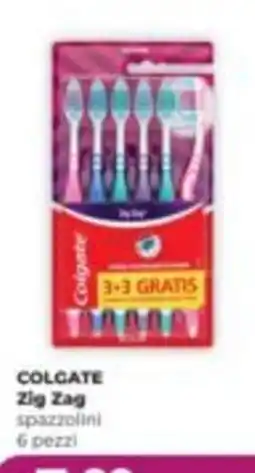 La Saponeria Colgate Zig Zag spazzolini offerta