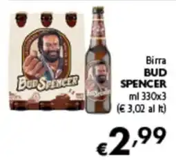 Spak Supermercati Birra Bud Spencer offerta