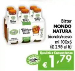 Spak Supermercati Bitter Mondo Natura offerta