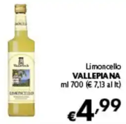 Spak Supermercati Limoncello Vallepiana offerta