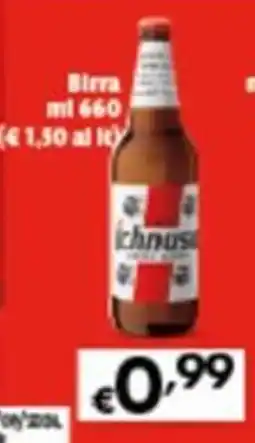 Spak Supermercati Birra Ichnusa offerta