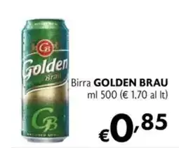 Maxi Supermercati Birra Golden Brau offerta