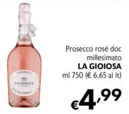 Maxi Supermercati Prosecco rosé doc millesimato La Gioiosa offerta