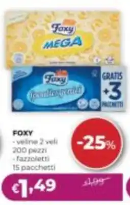 La Saponeria Foxy fazzoletti offerta