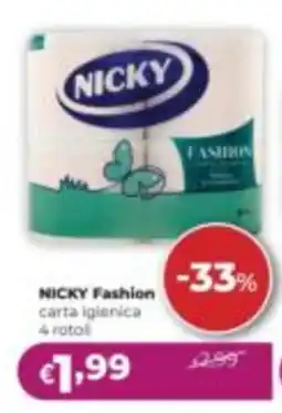 La Saponeria Nicky Fashion carta igienica offerta