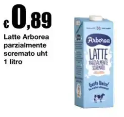 Sì con te Market Latte Arborea parzialmente scremato uht offerta