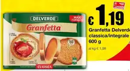 Sì con te Market Granfetta Delverde classica offerta
