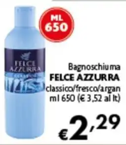 Spak Supermercati Bagnoschiuma Felce Azzurra offerta