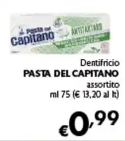 Spak Supermercati Dentifricio Pasta del Capitano offerta