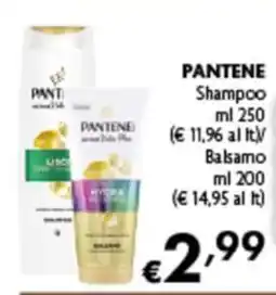 Spak Supermercati Pantene Shampoo e Balsamo offerta