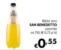 Maxi Supermercati Bibite zero San Benedetto offerta