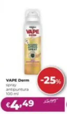 La Saponeria VAPE Derm spray antipuntura offerta