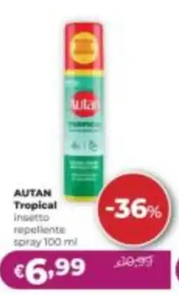 La Saponeria Autan Tropical insetto repellente spray offerta