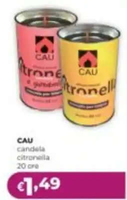 La Saponeria CAU candela citronella offerta