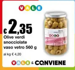 Sì con te Market Olive verdi snocciolate offerta