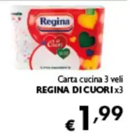 Spak Supermercati Carta cucina 3 veli Regina di cuori offerta