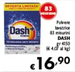 Spak Supermercati Polvere lavatrice Dash offerta