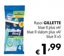 Maxi Supermercati Rasoi GILLETTE blue II offerta