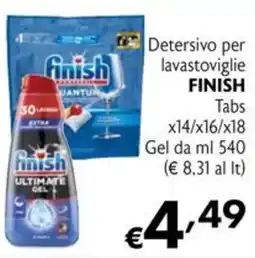 Maxi Supermercati Detersivo per lavastoviglie FINISH Tabs offerta