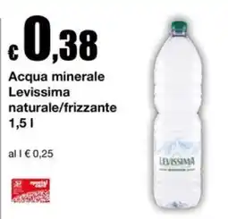 Sì con te Market Acqua Minerale Levissima naturale/frizzante offerta