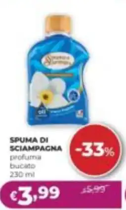 La Saponeria Spuma di sciampagna profuma bucato offerta
