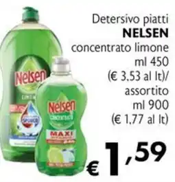 Maxi Supermercati Detersivo piatti NELSEN concentrato limone offerta