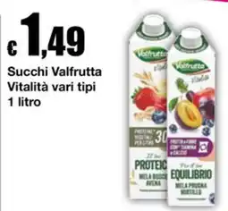Sì con te Market Succhi Valfrutta Vitalità offerta