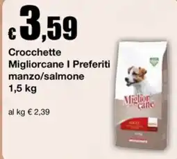 Sì con te Market Crocchette Migliorcanе I Preferiti manzo/salmone offerta