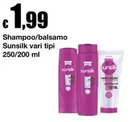Sì con te Market Shampoo/balsamo Sunsilk offerta