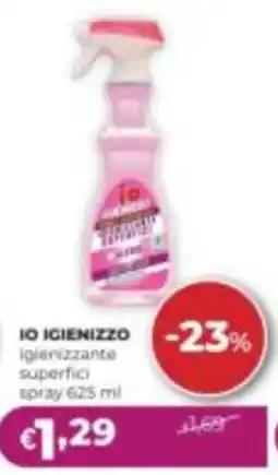 La Saponeria IO IGIENIZZO igienizzante superfici spray offerta