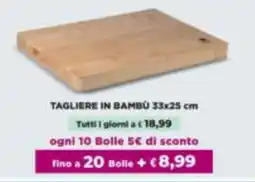 La Saponeria Tagliere in bambù offerta
