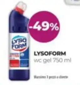 La Saponeria Lysoform wc gel offerta