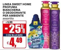 Il Gigante Sweet Home profuma biancheria o deodorante per ambiente assortito offerta