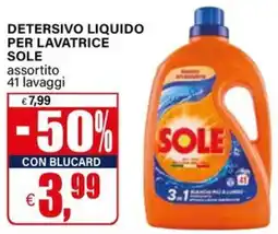 Il Gigante Detersivo liquido per lavatrice Sole offerta