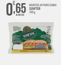 Iper Nonna Isa Wurstel di puro suino Senfter offerta